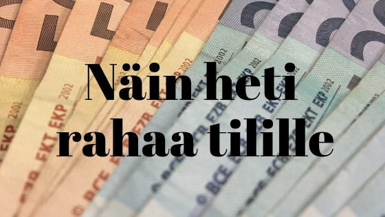 heti rahaa tilille